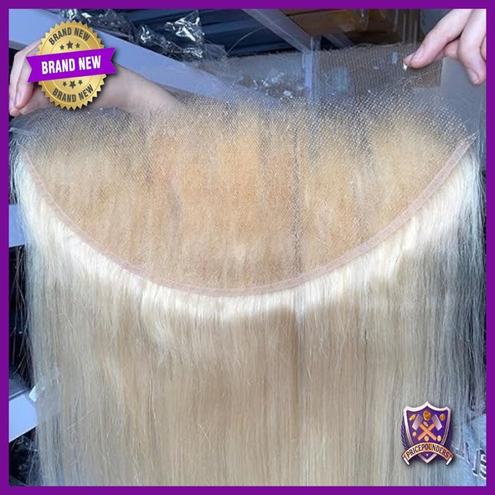 13x4 Lace Frontal Human Hair 14 Inch Straight Virgin Brazilian Hair